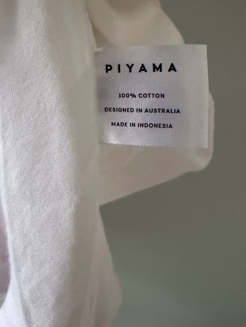 NEW Piyama Nicolette White Ruffle Strap Top XS white washed cotton - Picture 8 of 9